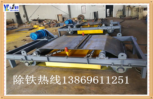 帶式除鐵器，遼寧帶式除鐵器布置_強(qiáng)磁遼寧帶式除鐵器布置工作原理構(gòu)造選型_廠家 