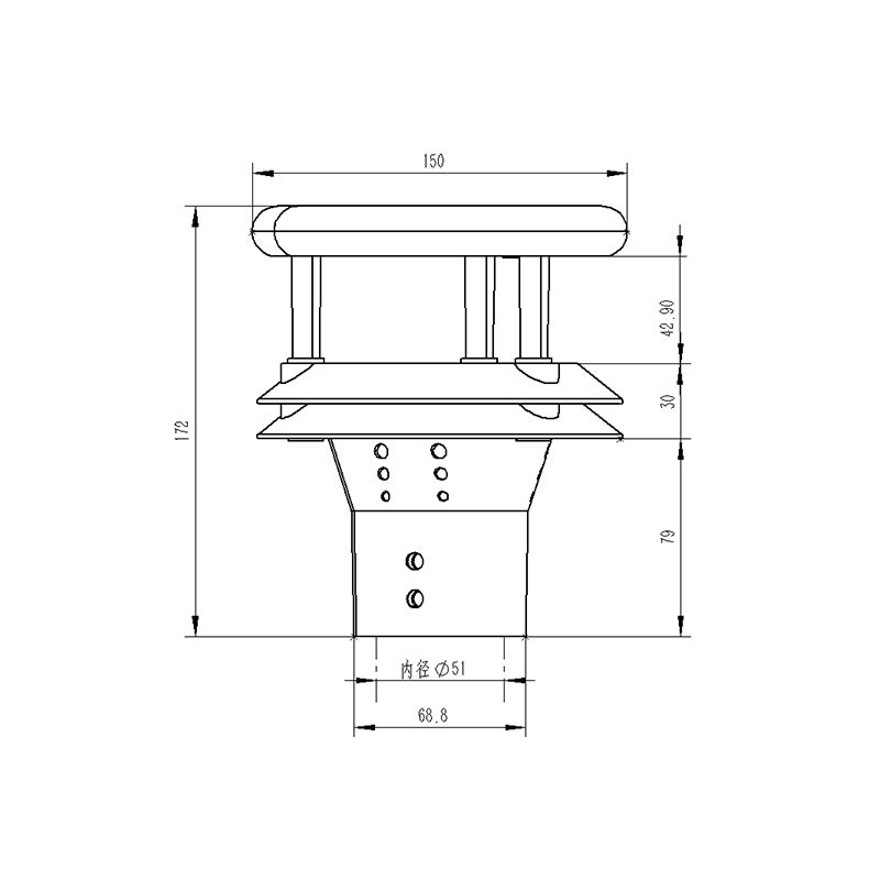超聲波風速風向傳感器 超聲波風速風向傳感器